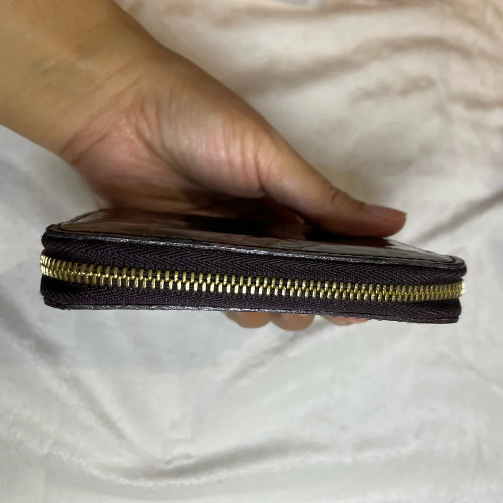 Louis Vuitton Vernis dark purple zippy card holder 💜 - Picture 8 of 10